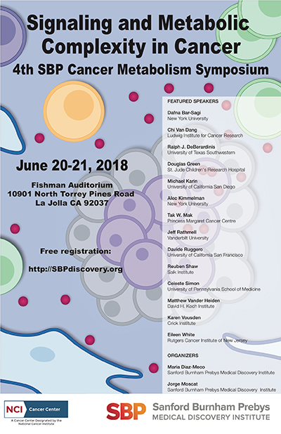 4th SBP Cancer Metabolism Symposium poster