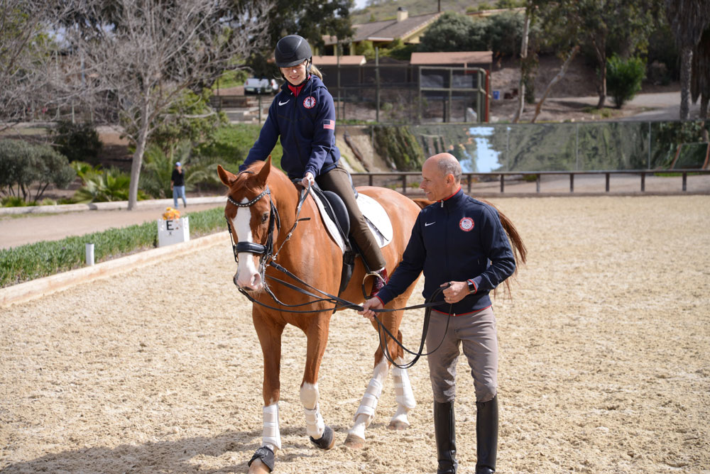 Morgan Webb Liddle rides Bailarino, coached by Olympian Steffen Peters