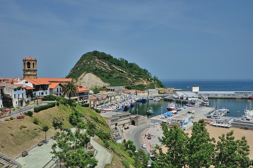 Getaria, located in the Basque Country of Northern Spain