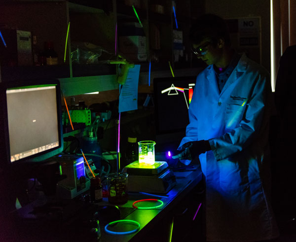 Fluorescent science at SBP's cancer center open house