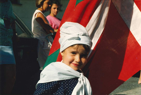 Usue as young girl in Getaria