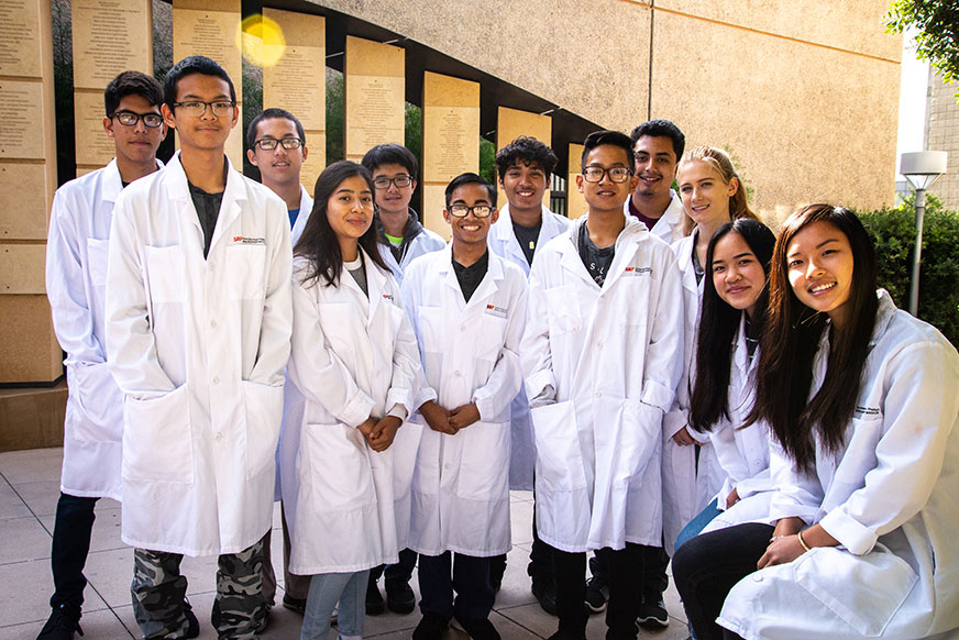 UC San Diego Preuss School Interns Class Summer 2018