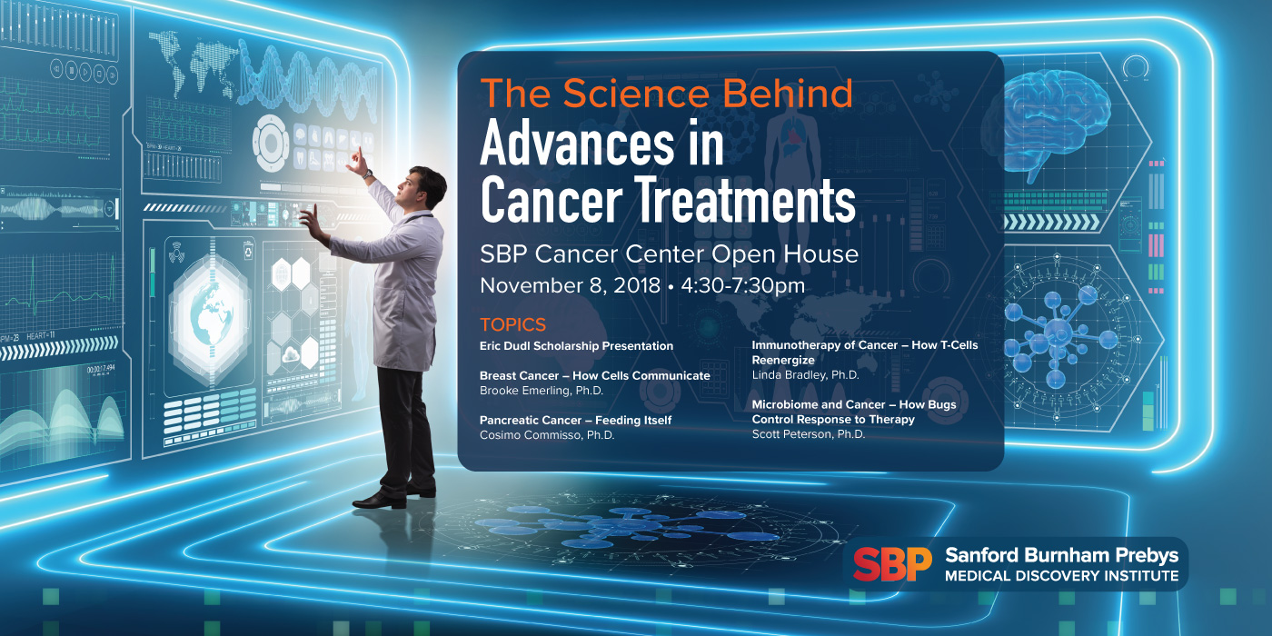 SBP Cancer Open House graphic