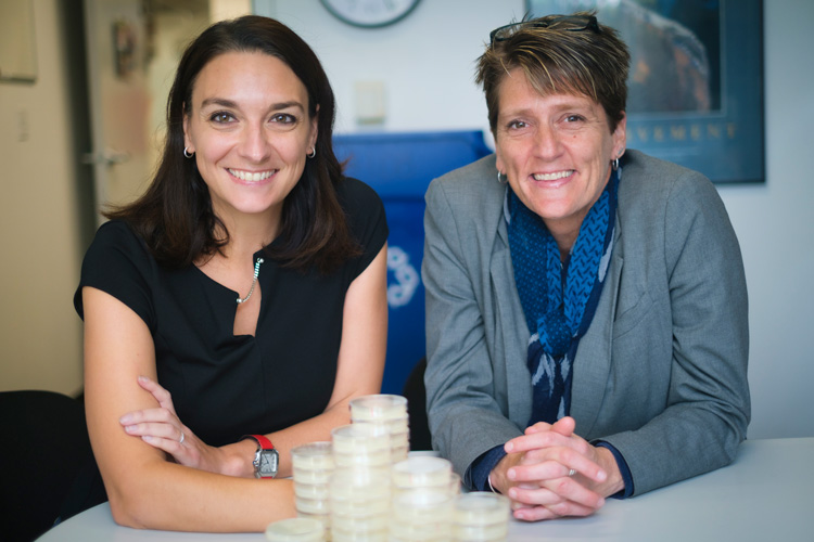 Study authors Caroline Kumsta, PhD, (left) and Malene Hansen, PhD, (right).​ Study authors Caroline Kumsta, PhD, (left) and Malene Hansen, PhD, (right)