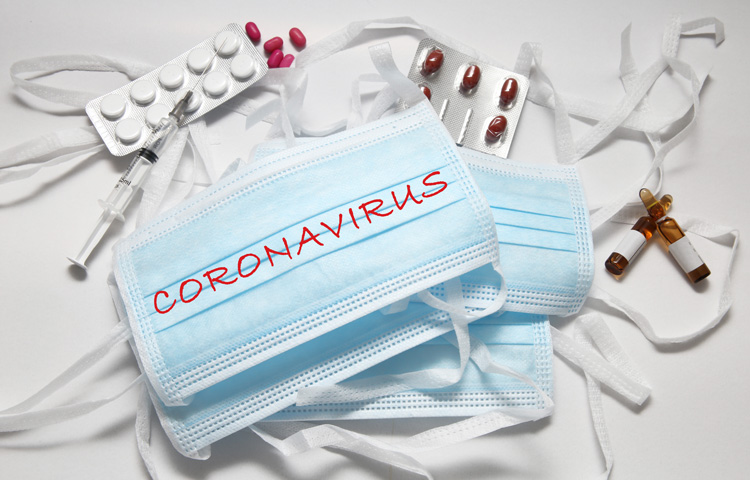 Coronavirus mask and drugs