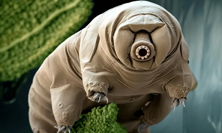 scanning electron micrograph of a tardigrade