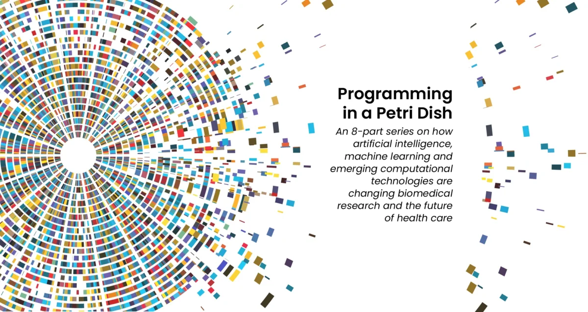 Programming in a Petri Dish - AI series graphic