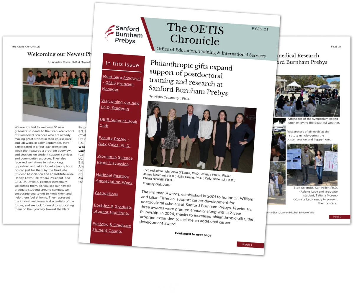 OETIS Chronicle FY25Q1 pages spread