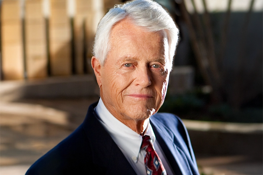 Malin Burnham is an honorary trustee of Sanford Burnham Prebys and has served on the institute’s board since 1982. In 1996, Sanford Burnham Prebys’ predecessor, the La Jolla Cancer Research Foundation, was renamed The Burnham Institute after he and an anonymous donor contributed $10 million.