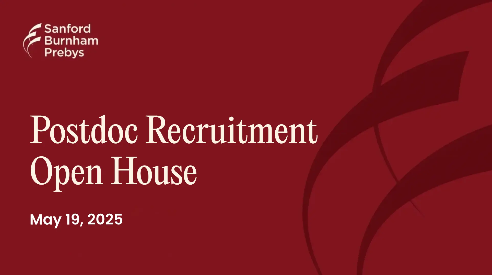 2025 postdoc recruitment open house cover image