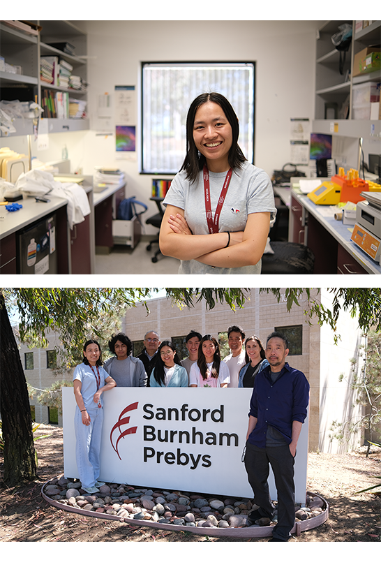 Huijie Huang, PhD from the Huang lab