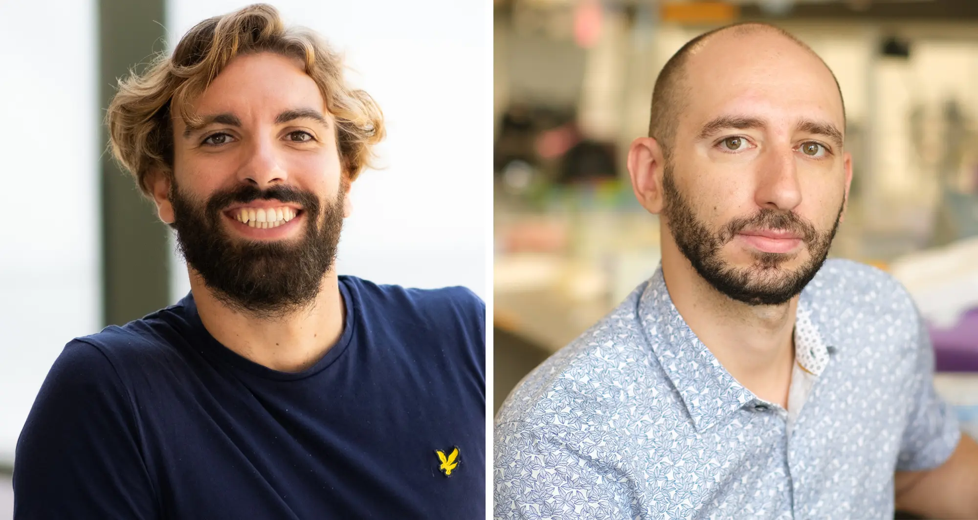 split image of Gabriele Guarnaccia and Luca Caputo