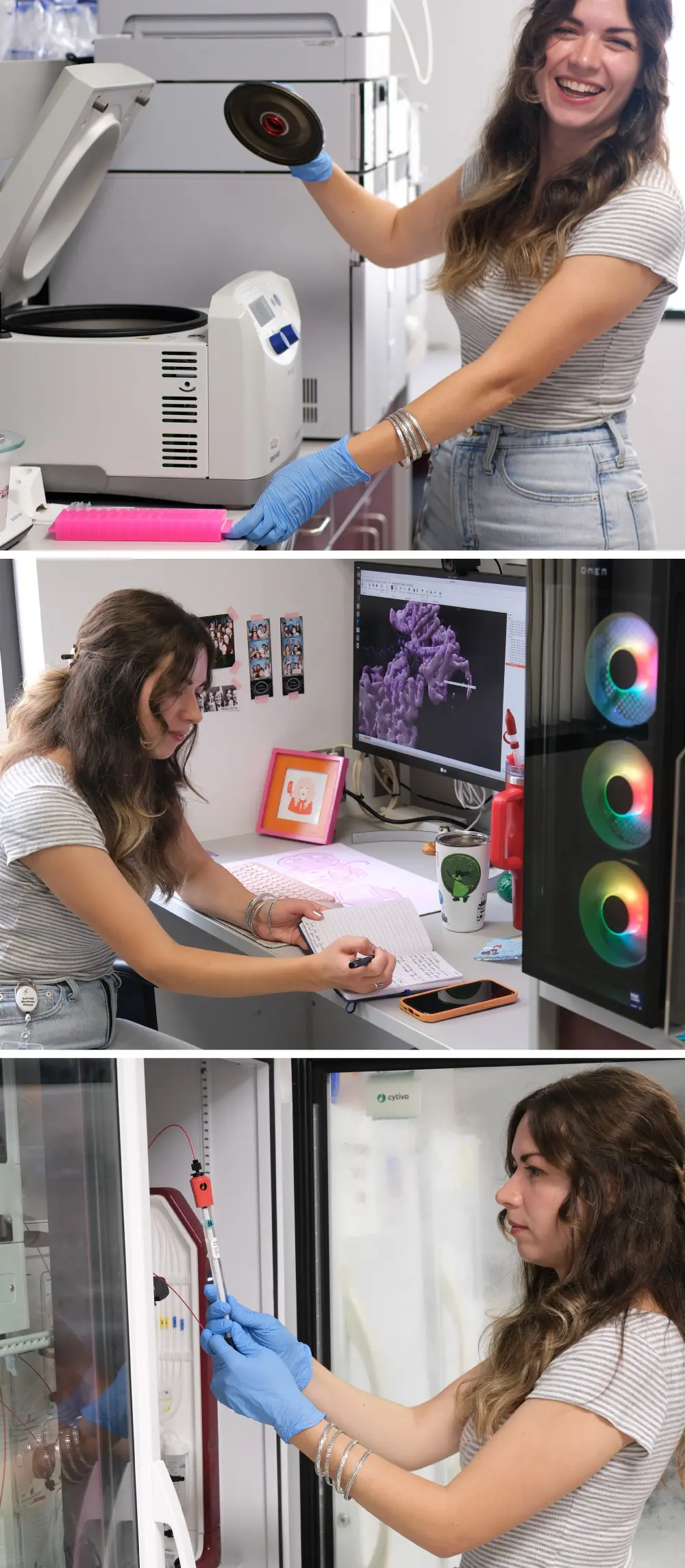 Alexandra Houser collage. Image credit Sanford Burnham Prebys