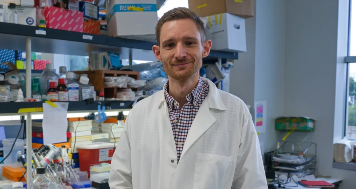 Dominic Denk profile photo in the lab