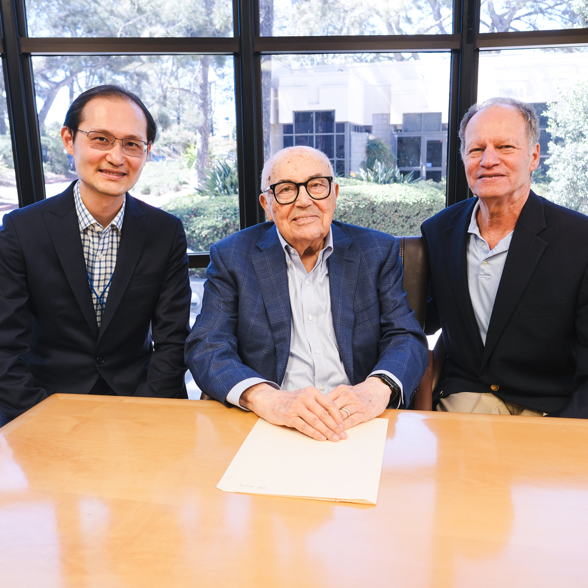 Kevin Yip, Andrew Viterbi and David Brenner