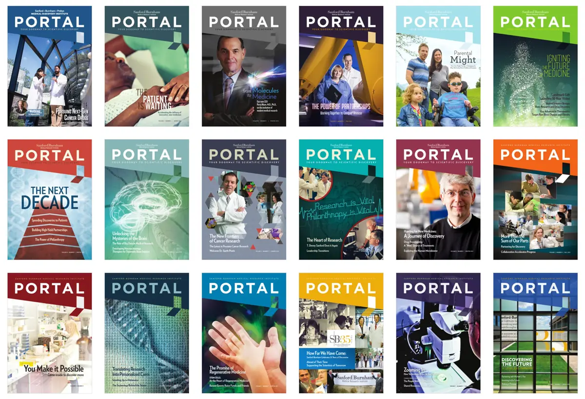 Portal newsletter cover spread