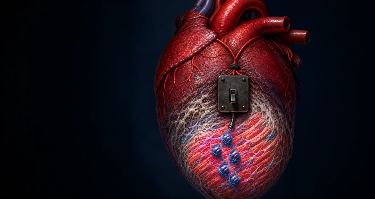 illustrated image of heart with light switch